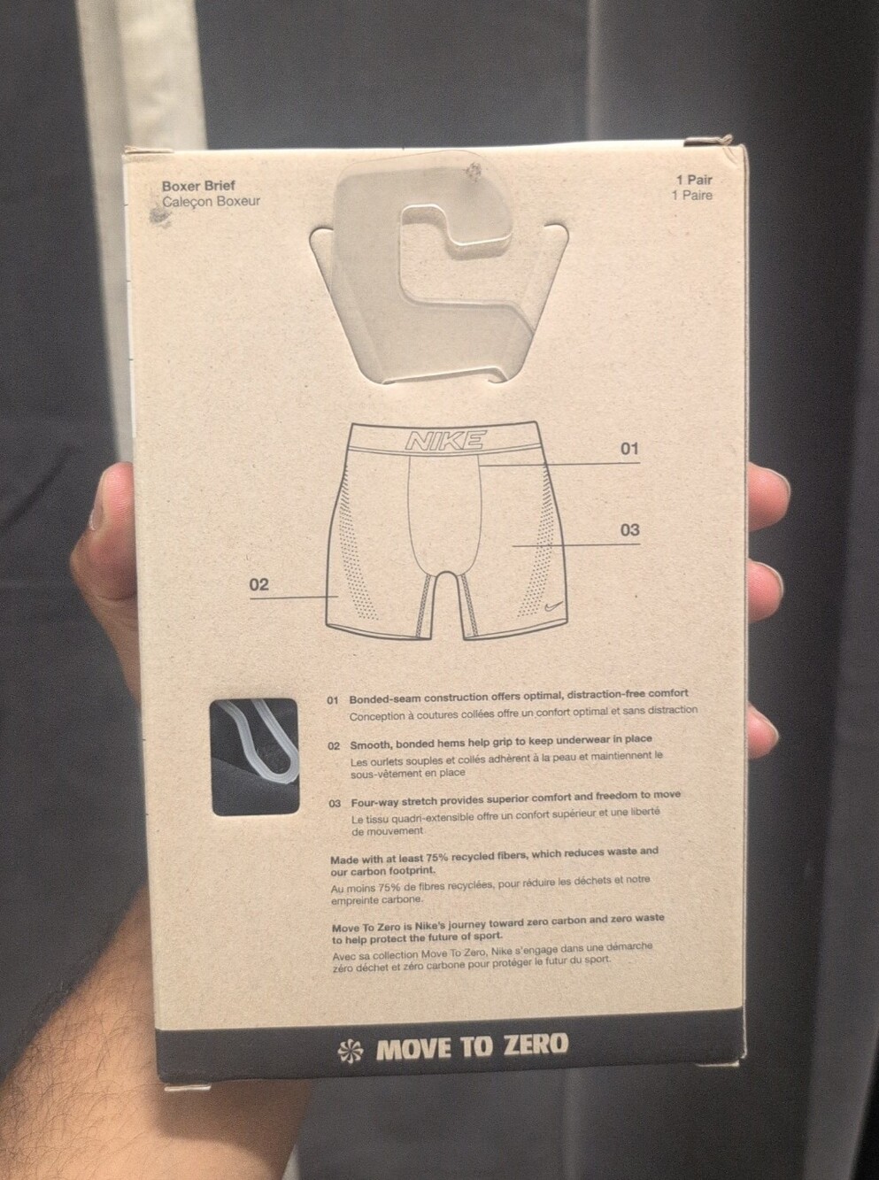 Nike Dri-FIT Elite Micro Men’s Boxer Briefs - Black/Neon Green Size L NIB 1 Pair - Picture 2 of 3